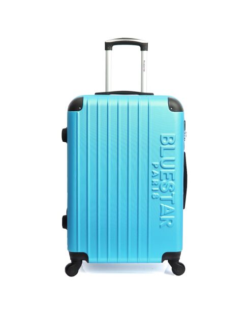 Bucharest Mittelklasse-Koffer mit 4 Rädern, 57 cm, himmelblau