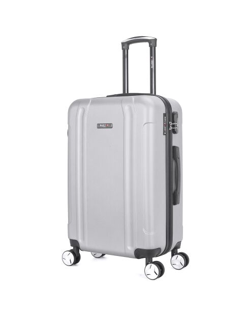 Valise Moyen Séjour 4 roues Baltimore 65 cm gris