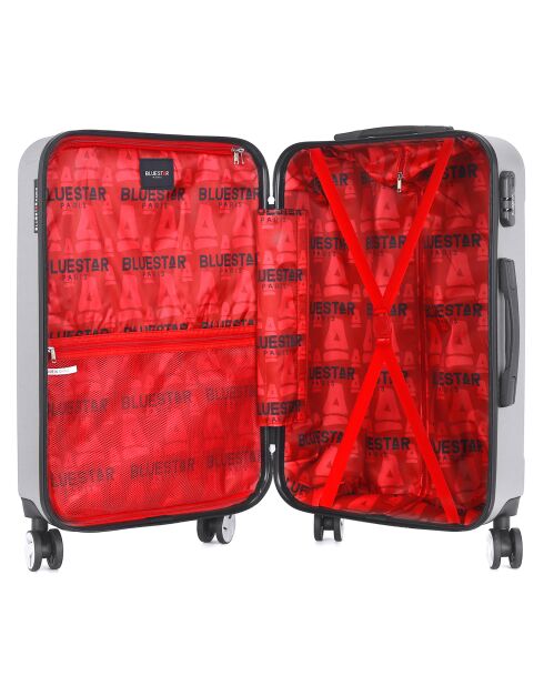 Valise Moyen Séjour 4 roues Baltimore 65 cm gris
