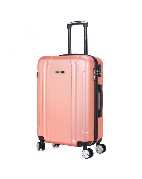 Baltimore koffer met 4 wielen met cabine 55 cm roségoud