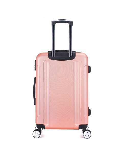 Baltimore koffer met 4 wielen met cabine 55 cm roségoud