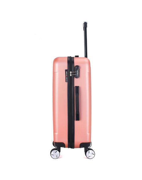 Baltimore Long Stay koffer met 4 wielen 75 cm roségoud
