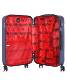Valise Long Séjour 4 roues Baltimore 75 cm bleu marine