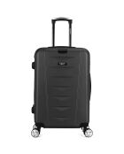 Valise Moyen Séjour 4 roues Ajaccio 65 cm noir