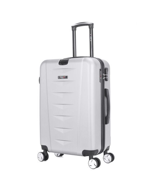 Valise Long Séjour 4 roues Ajaccio 75 cm gris