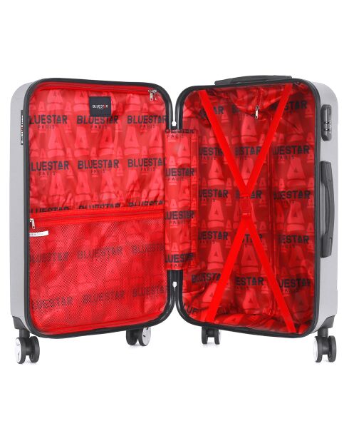 Valise Long Séjour 4 roues Ajaccio 75 cm gris