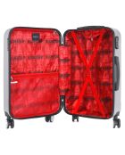 Valise Moyen Séjour 4 roues Ajaccio 65 cm gris