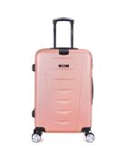 Ajaccio Mittelgroßer Reisekoffer mit 4 Rädern 65 cm roségold