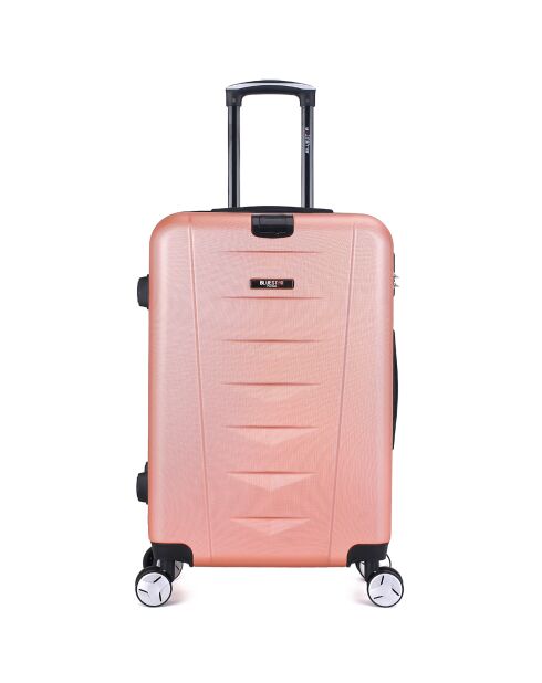 Ajaccio Medium Stay Koffer met 4 wielen 65 cm roségoud