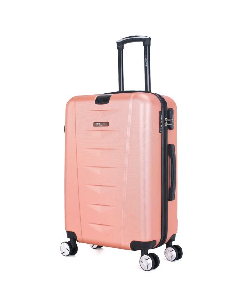Ajaccio Medium Stay Koffer met 4 wielen 65 cm roségoud