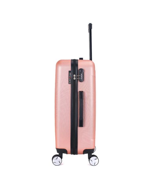 Ajaccio Medium Stay Koffer met 4 wielen 65 cm roségoud