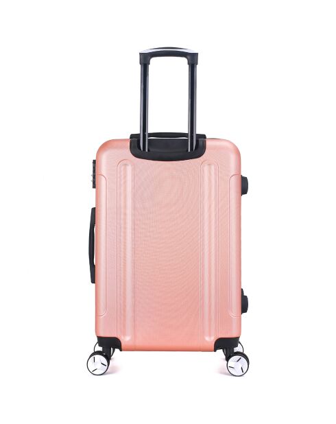 Ajaccio Medium Stay Koffer met 4 wielen 65 cm roségoud