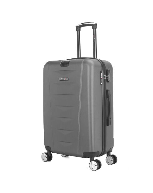 Ajaccio Long Stay Koffer met 4 wielen 75 cm donkergrijs