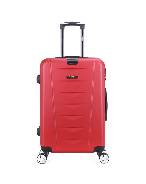 Ajaccio 75 cm rode koffer met 4 wielen en lang verblijf