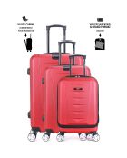 Ajaccio Reisekoffer mit 4 Rädern, 75 cm, Rot