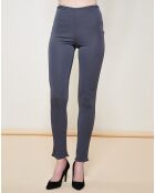 Pantalon leggings uni gris foncé