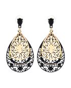 Boucles d'oreilles Garandia noires