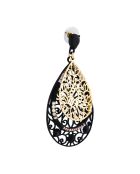 Boucles d'oreilles Garandia noires