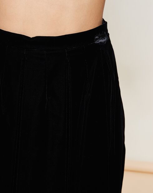 Jupe  en Velours noire
