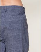 Pantalon habillé coupe droite en Laine mélangée gris