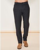 Pantalon coupe slim noir