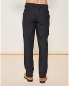 Pantalon coupe slim noir