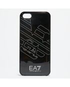 Coque IPhone 5  fantaisie texturé noire