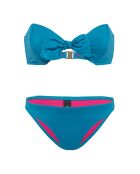 Costume da bagno blu a 2 pezzi con fascia Alegria