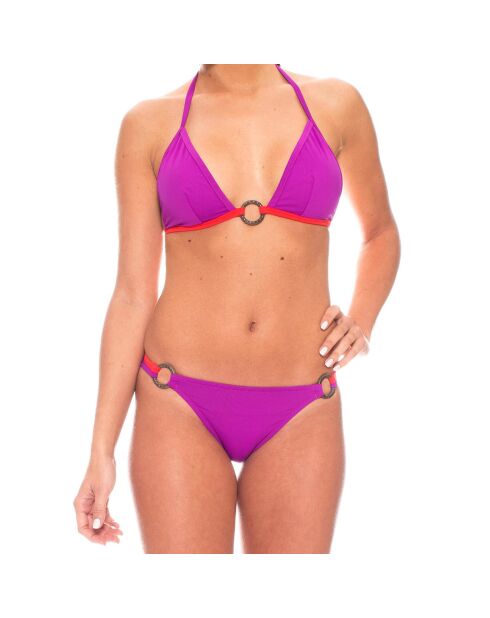 Costume da bagno 2 pezzi viola Allegorie Triangle