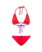 Costume da bagno 2 pezzi a triangolo rosso Allegorie