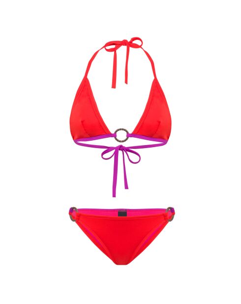 Costume da bagno 2 pezzi a triangolo rosso Allegorie