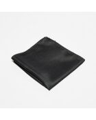 Pochette de Costume 100% Soie unie noire