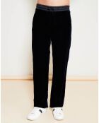 Pantalon Casual en Velours marine