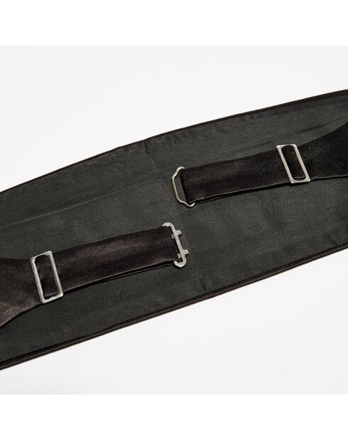 Ceinture de Smoking 100% Soie Lorenzo noire