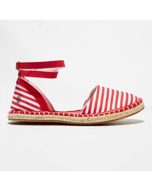 Rood/wit gestreepte Cicladi espadrilles