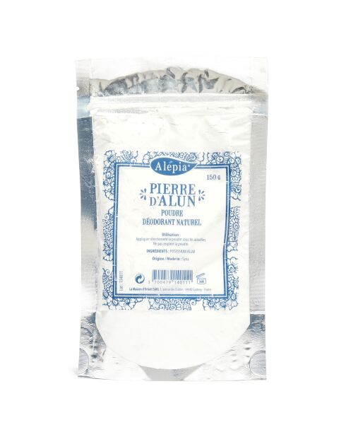 Déodorant naturel poudre Pierre d'Alun - 150 g