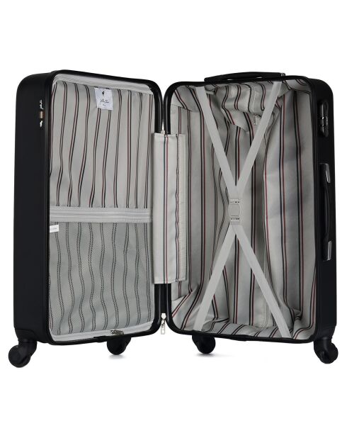 Valise Cabine 4 roues simples Damon 55 cm noire