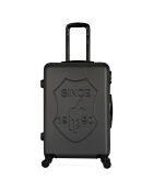 Valise Cabine 4 roues simples Damon 51 cm gris foncé