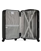 Valise Cabine 4 roues simples Damon 51 cm gris foncé
