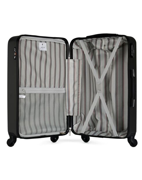 Valise Cabine 4 roues simples Damon 51 cm gris foncé