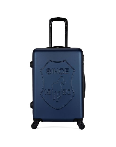 Valise Moyen Séjour 4 roues simples Damon 65 cm bleu marine