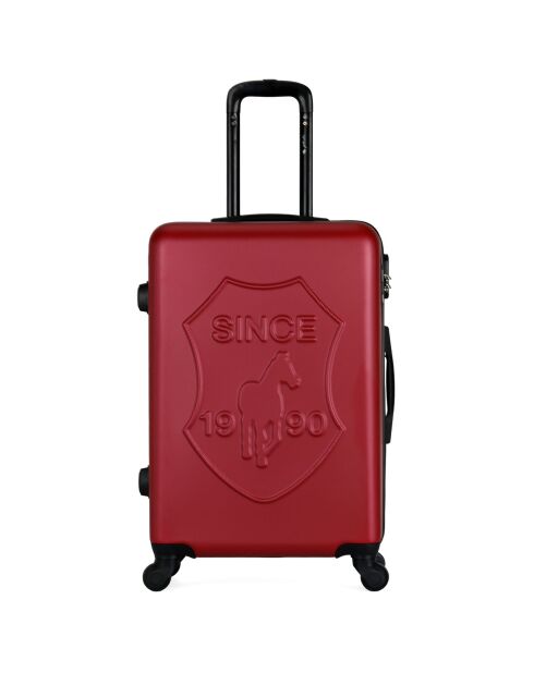 Valise Moyen Séjour 4 roues Damon 75 cm rouge bordeaux