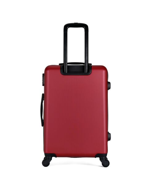 Valise Moyen Séjour 4 roues Damon 75 cm rouge bordeaux