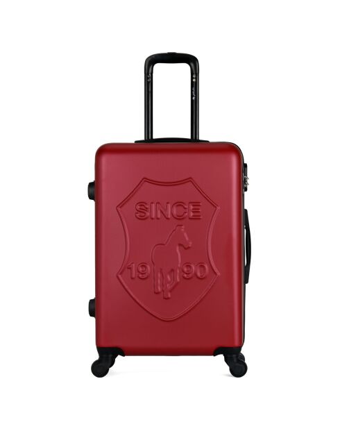 Valise Long Séjour 4 roues Damon 65 cm rouge bordeaux