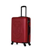 Valise Long Séjour 4 roues Damon 65 cm rouge bordeaux