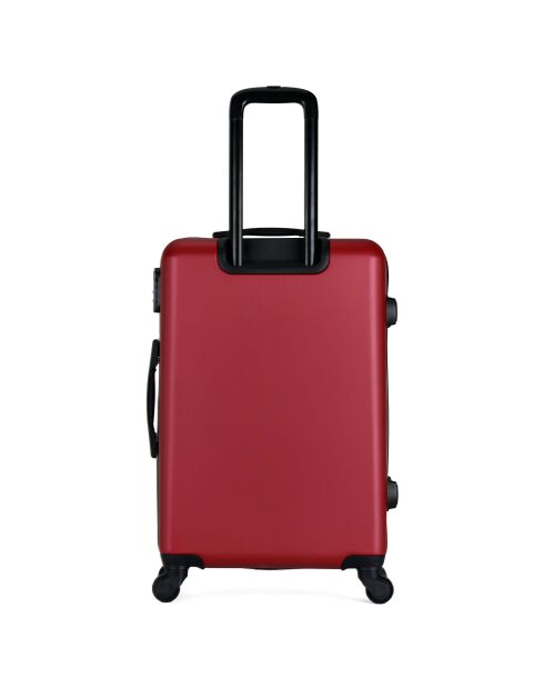 Valise Long Séjour 4 roues Damon 65 cm rouge bordeaux