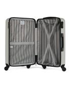 Valise Cabine 4 roues Damon 55 cm beige
