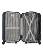 3 Valises 4 roues Fred 55/65/75 cm bleu marine