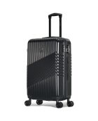 3 Valises 4 roues doubles + Vanity Peter 55/65/75 cm noirs