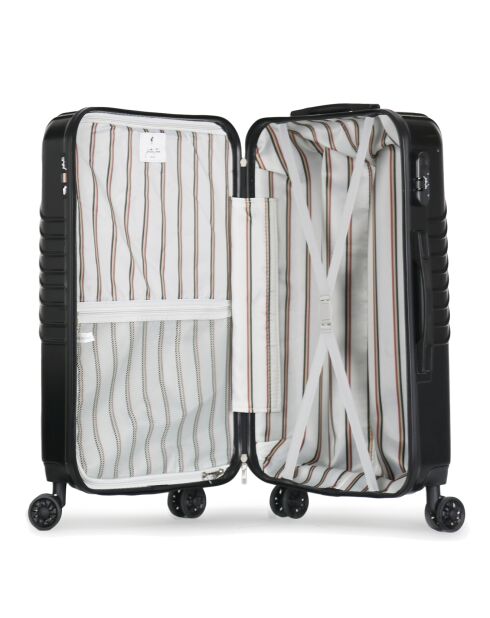 Peter 75 cm schwarzer Langstreckenkoffer mit 4 Rädern